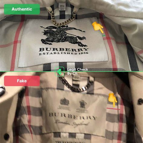 burberry body original vs fake|do all burberry buttons say.